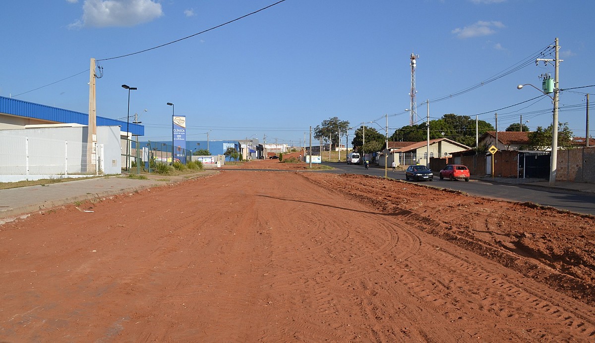 Segunda faixa da Avenida Getúlio Vargas vai ganhar pavimentação