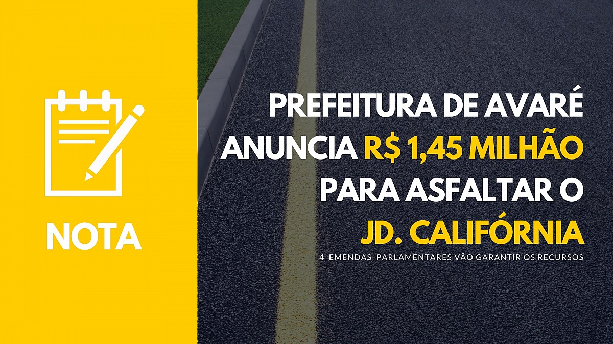 Prefeitura direciona R$1.450.000,00