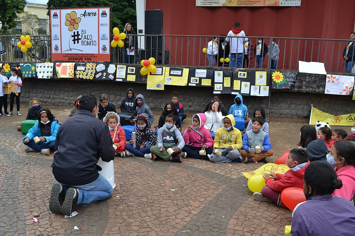 Atividades culturais marcam campanha contra abuso e exploração infantil