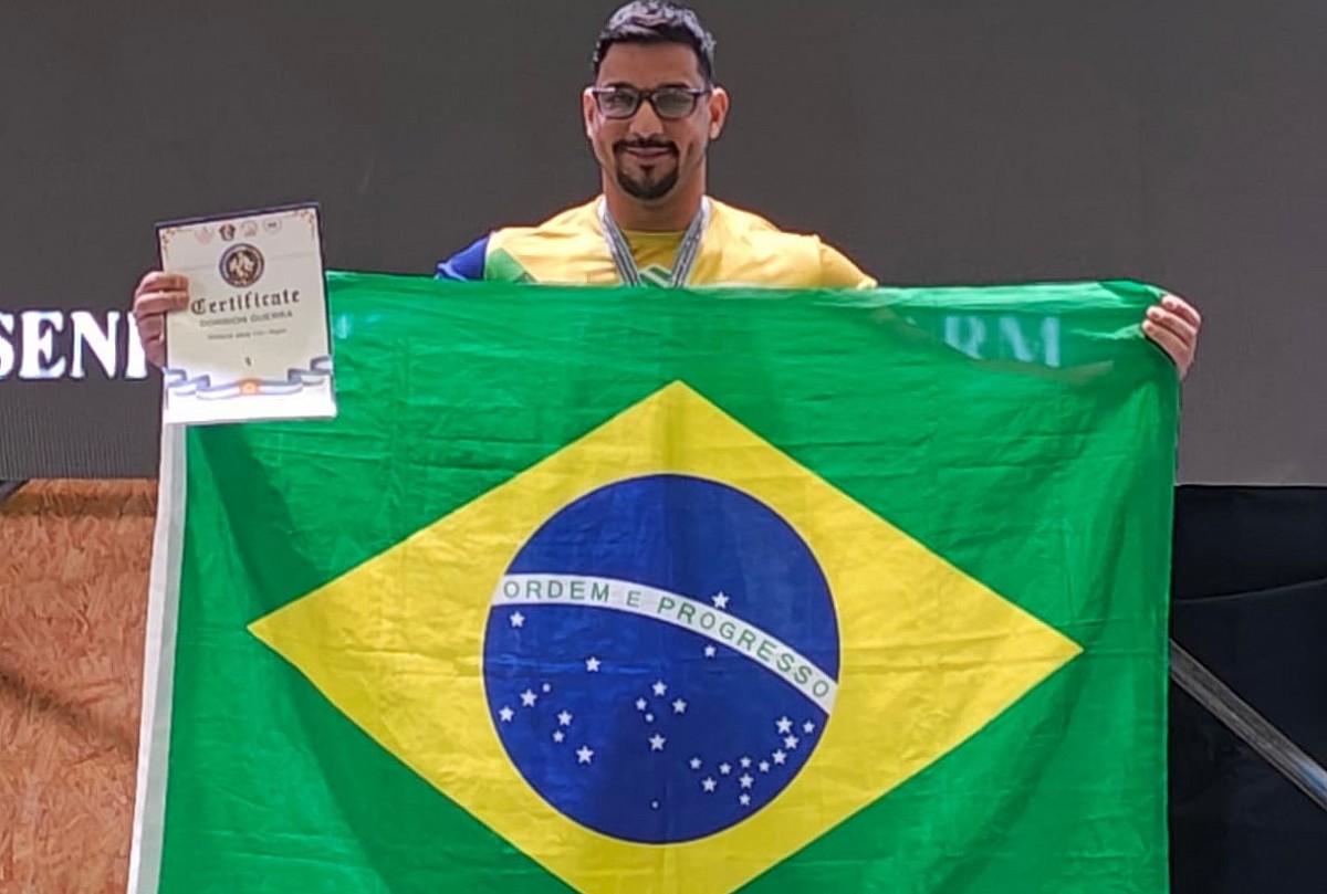 Avareense conquista título de campeão pan-americano de luta de braço na Argentina