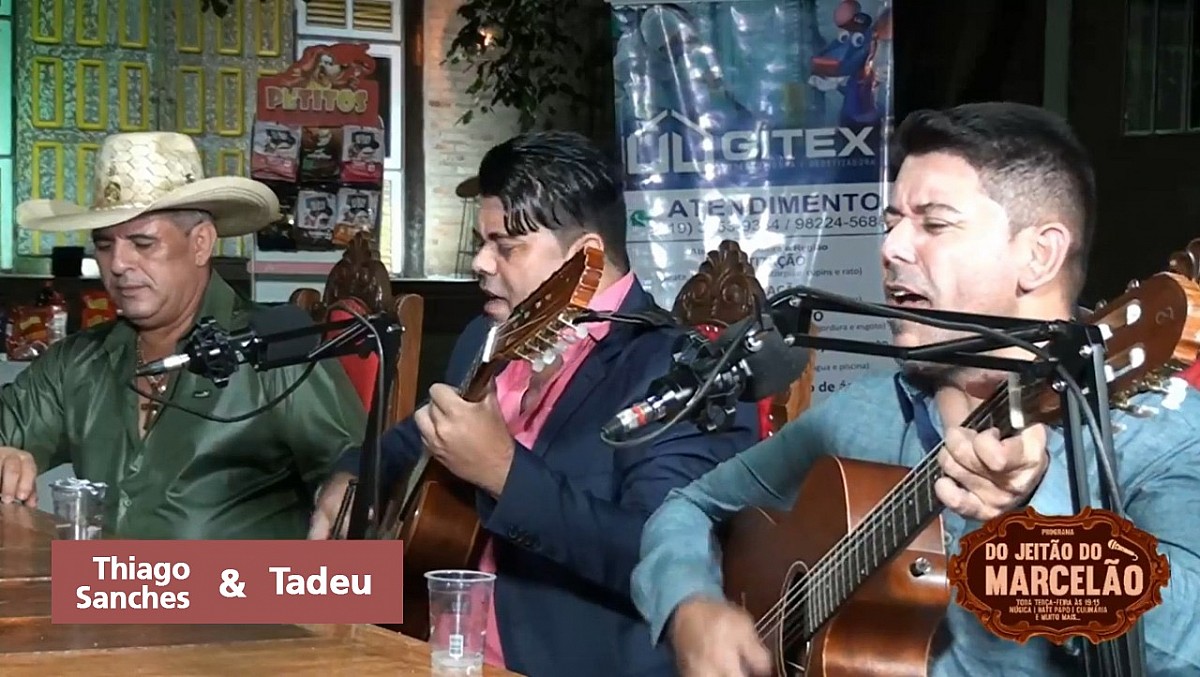 Dupla avareense participa de programa comandado por afilhado de José Rico