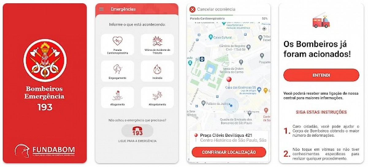 Corpo de Bombeiros lança aplicativo que agiliza atendimento de ocorrências