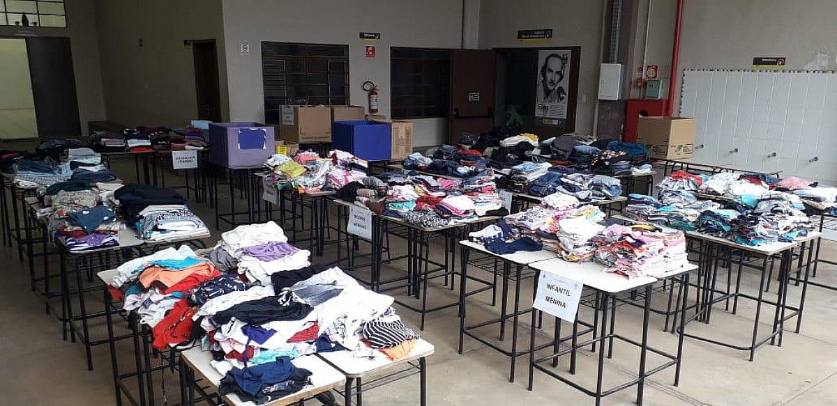 Fundo Social prorroga projeto de doação de roupas que acontece no Centro Cultural