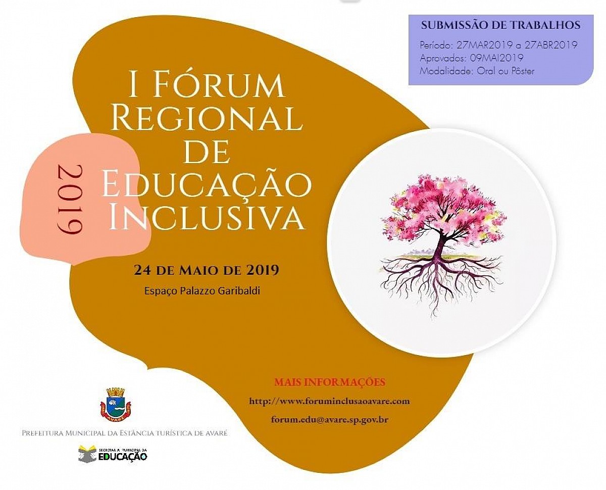 Inscrições para Fórum de Educação Inclusiva terminam neste sábado