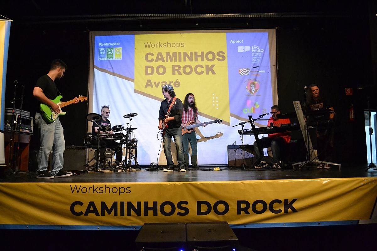 Workshop trouxe para Avaré especialistas e lendas do rock brasileiro