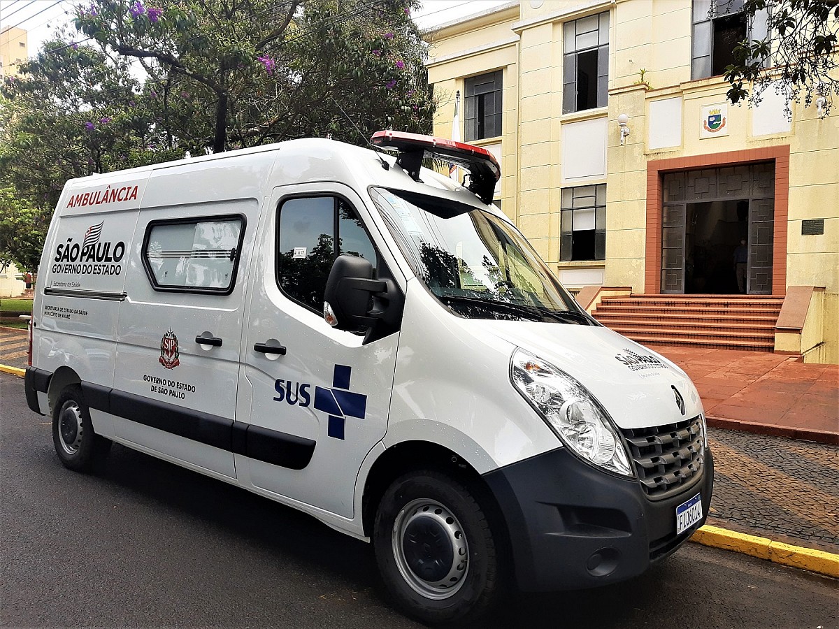 Avaré recebe nova ambulância do Governo Estadual