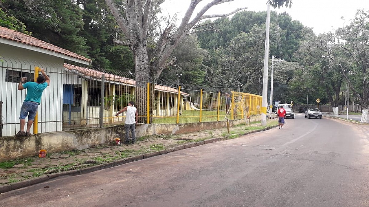 Campo de bocha e pista de skate do Ipiranga recebem nova pintura