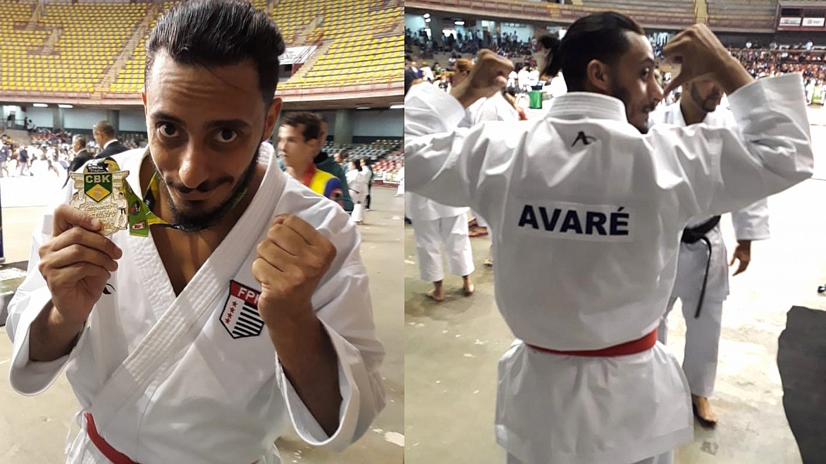 André Cavalcante é campeão brasileiro de karatê
