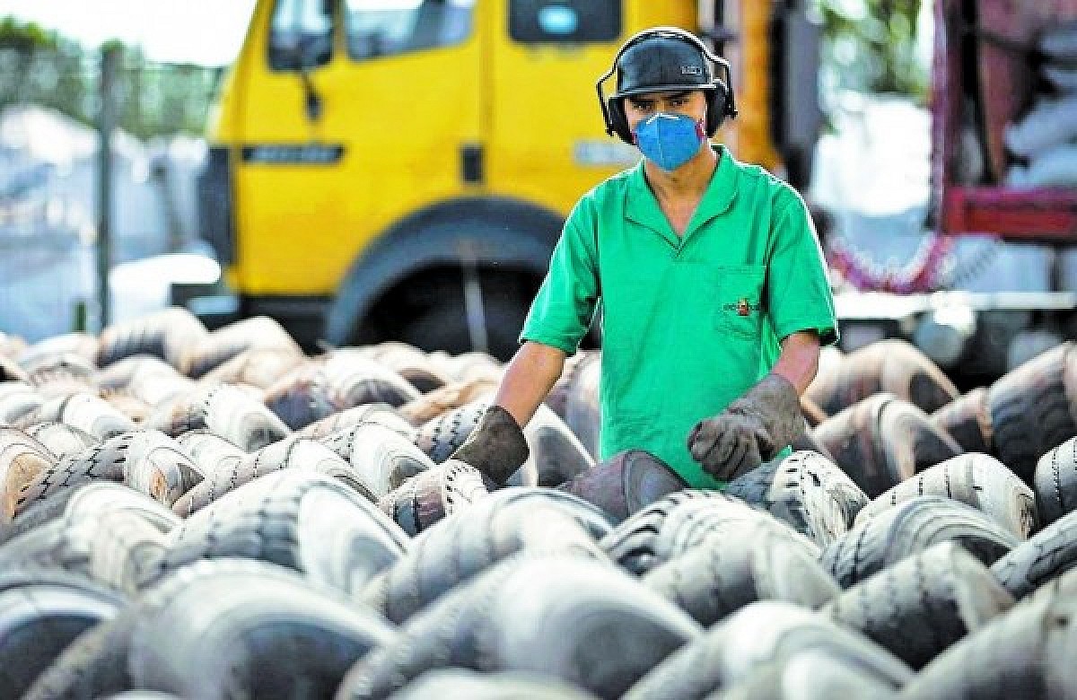 Campanha cria ponto de coleta para pneus sem uso