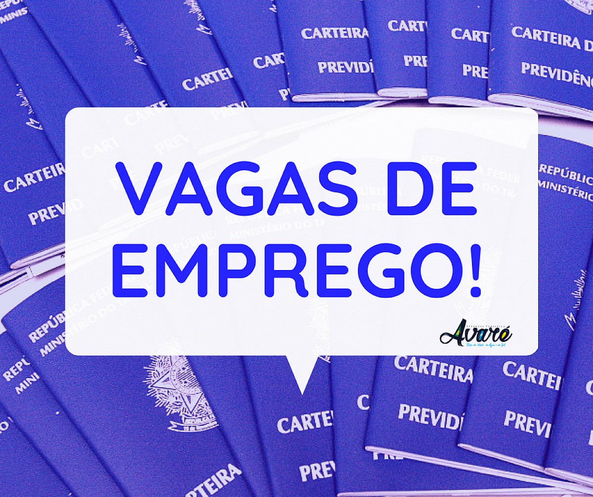 PAT divulga novas opções de emprego