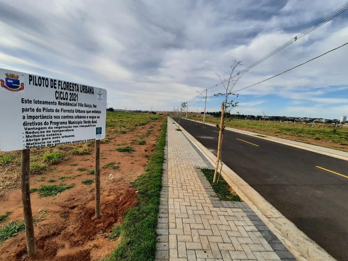 Avaré ganha novo piloto de Floresta Urbana