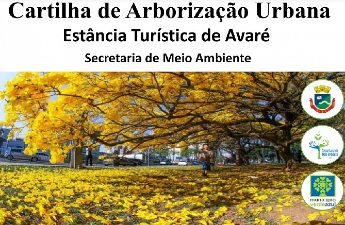 Cartilha sobre arborização urbana está disponível no site da Prefeitura