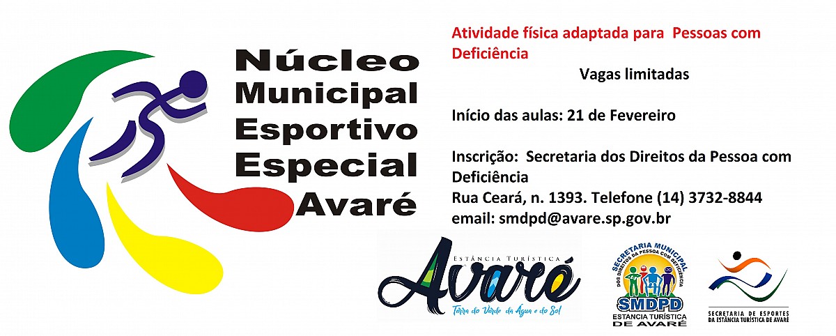 Secretarias promoverão aulas de atletismo adaptado