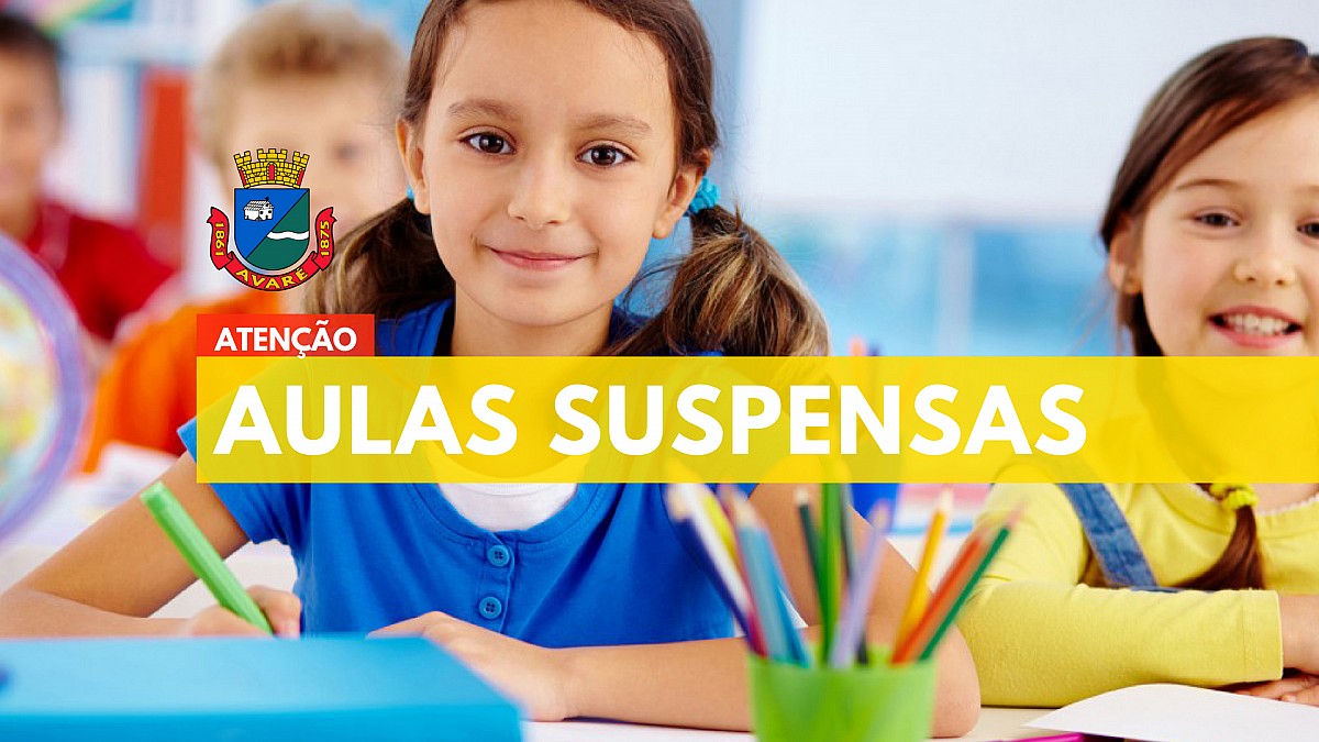 Prefeitura suspende aulas em toda a rede municipal de ensino