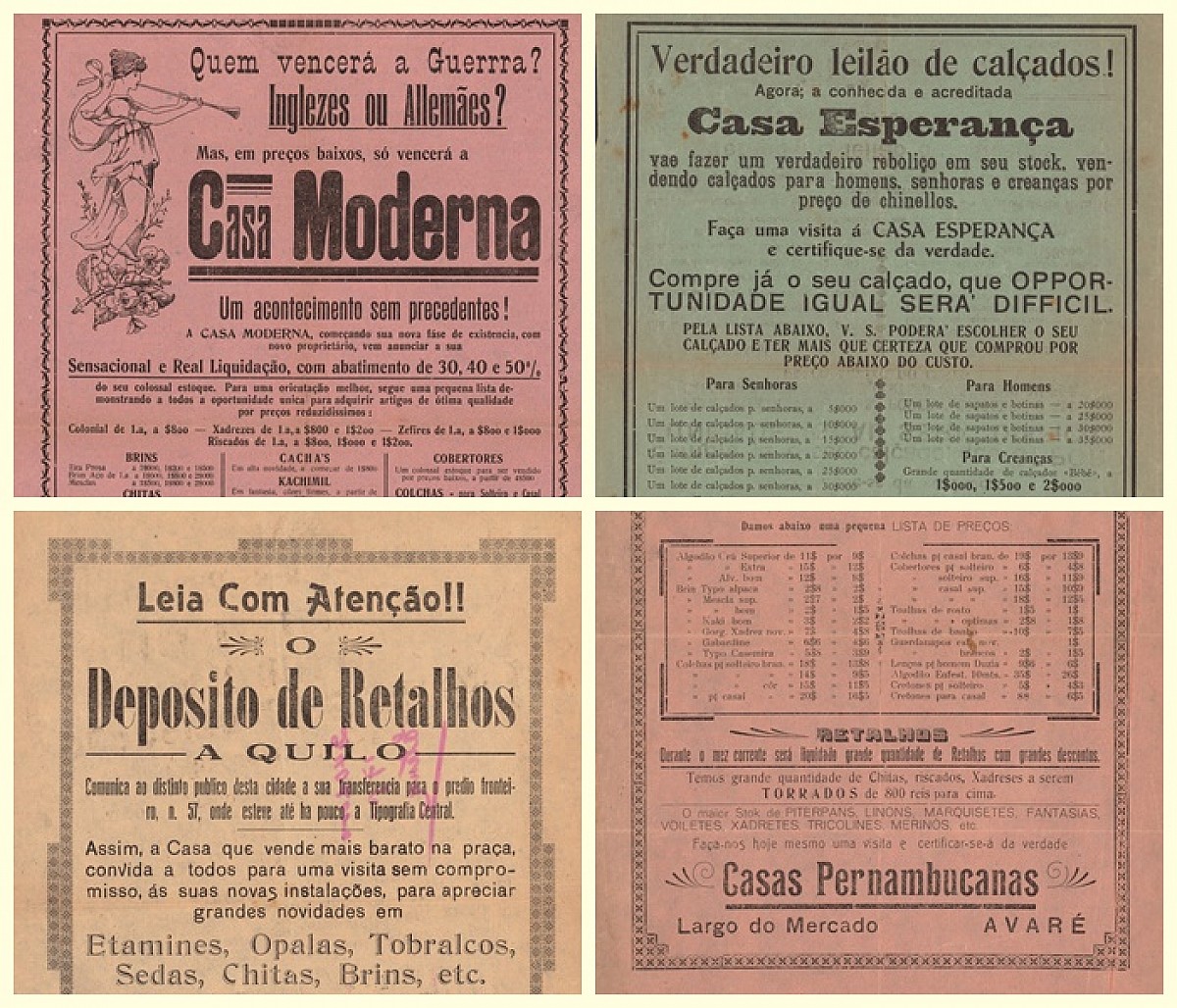 Publicidade dos anos 1930 é tema de mostra no Museu Municipal