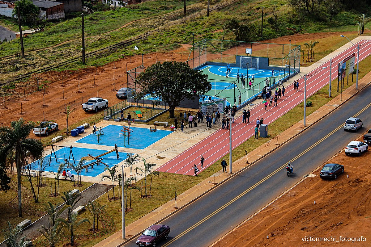 Com quadra e outros atrativos, Parque Linear é inaugurado em Avaré