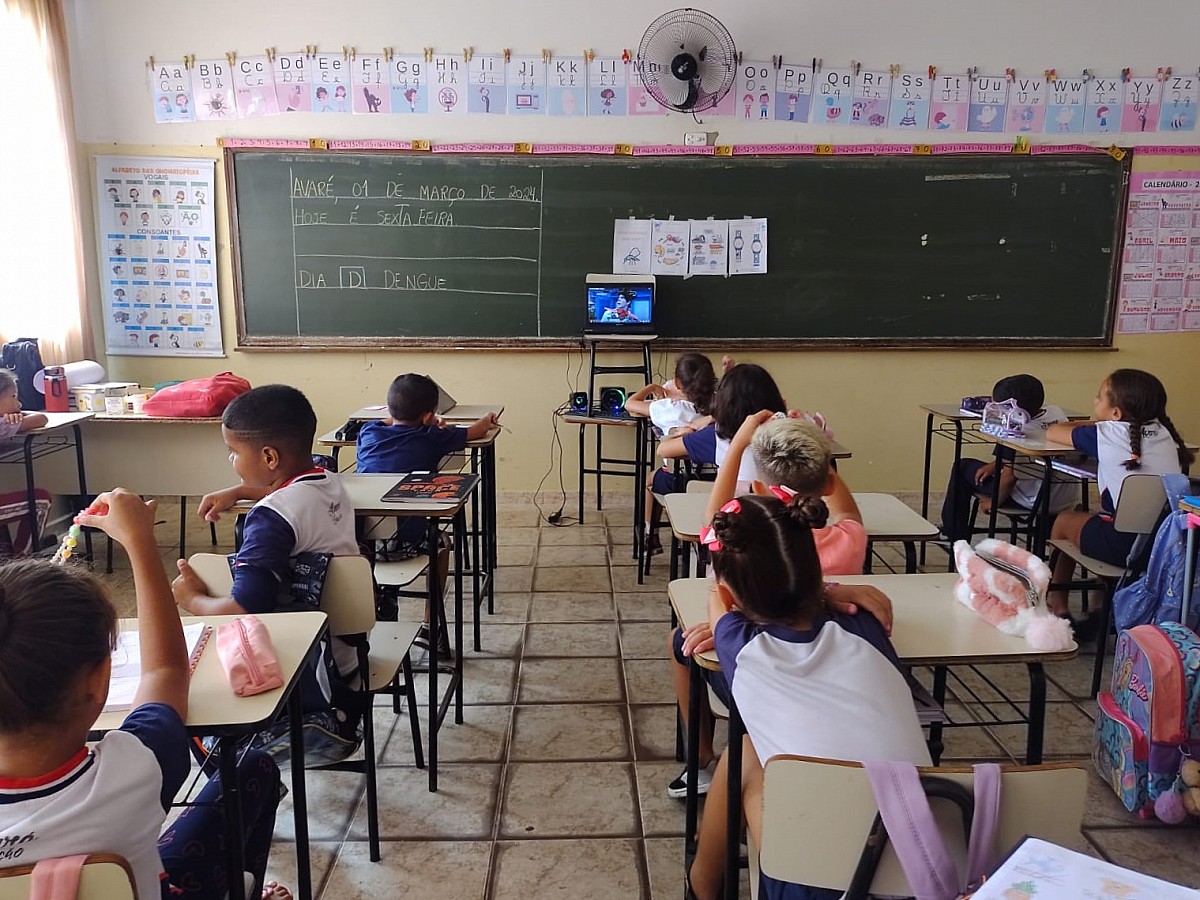 Escolas municipais participam do Dia D de combate à dengue