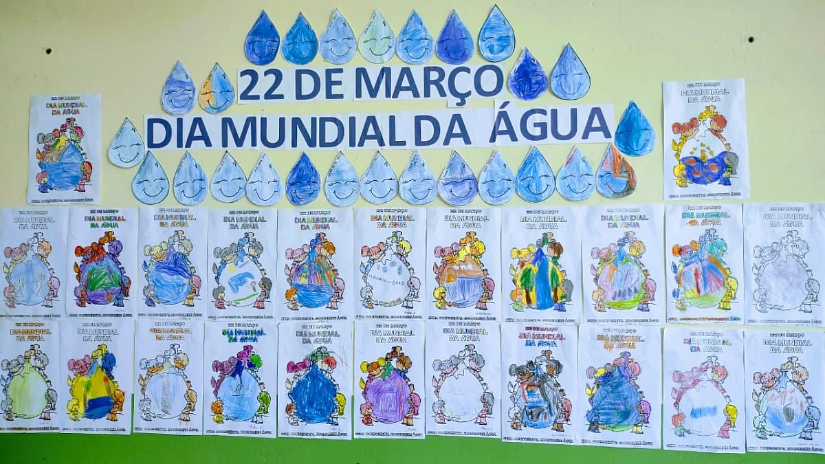 Dia Mundial da Água é celebrado com atividades em escolas municipais