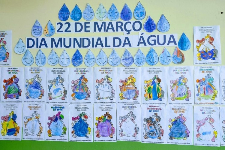 Dia Mundial da Água é celebrado com atividades em escolas municipais