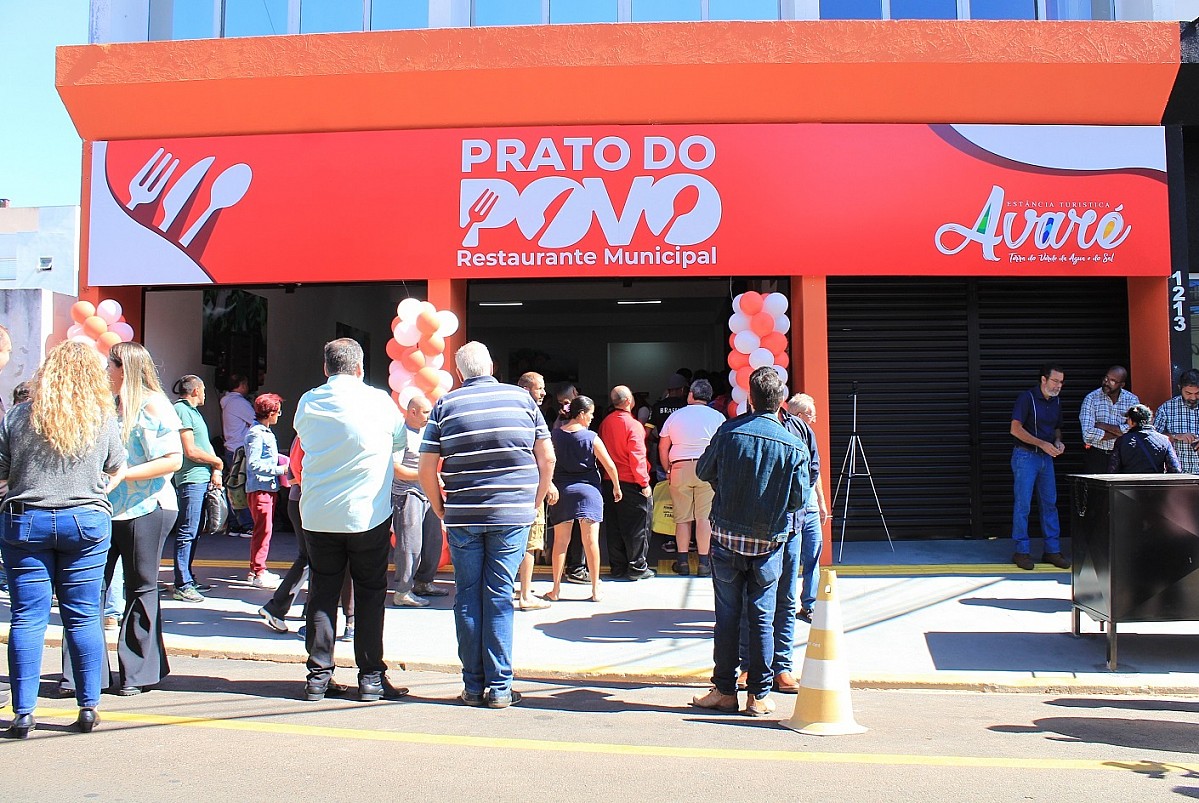 Restaurante Municipal “Prato do Povo” é inaugurado em Avaré