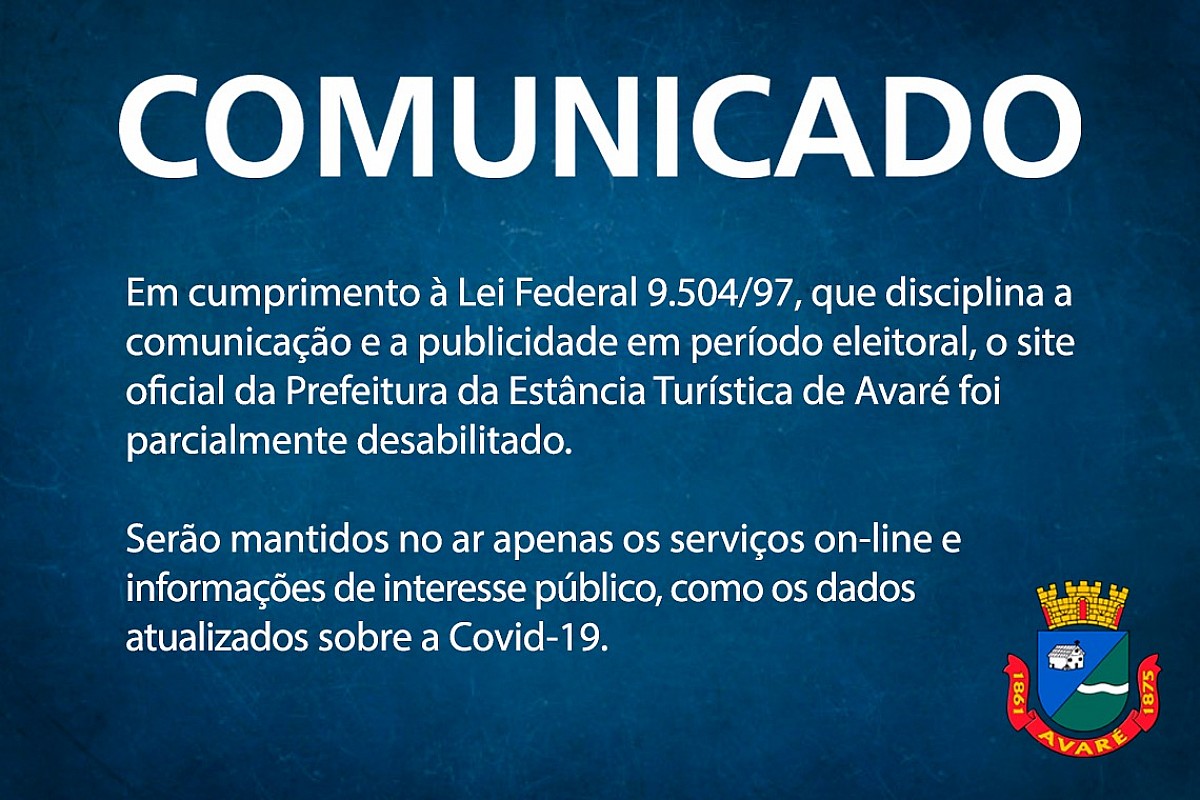 Informações sobre Covid-19 estão disponíveis no site oficial