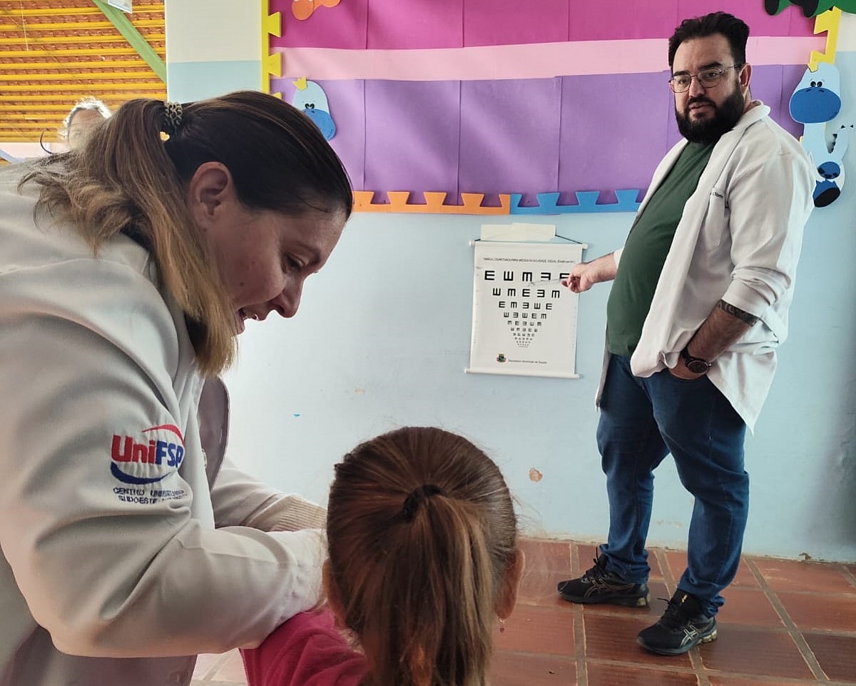 Programa Saúde na Escola leva prevenção à creche Dona Bidunga