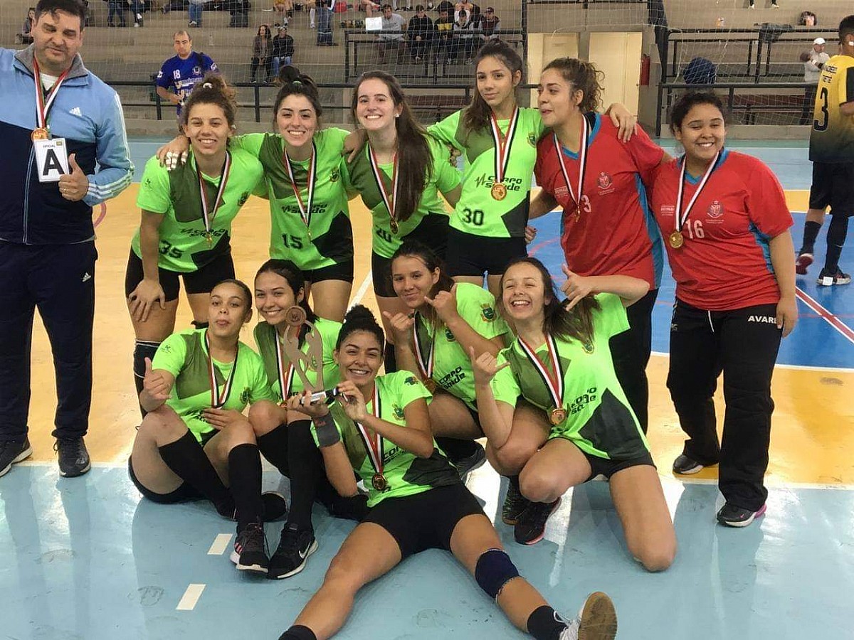 Handebol masculino e feminino ganha bronze nos Jogos Regionais