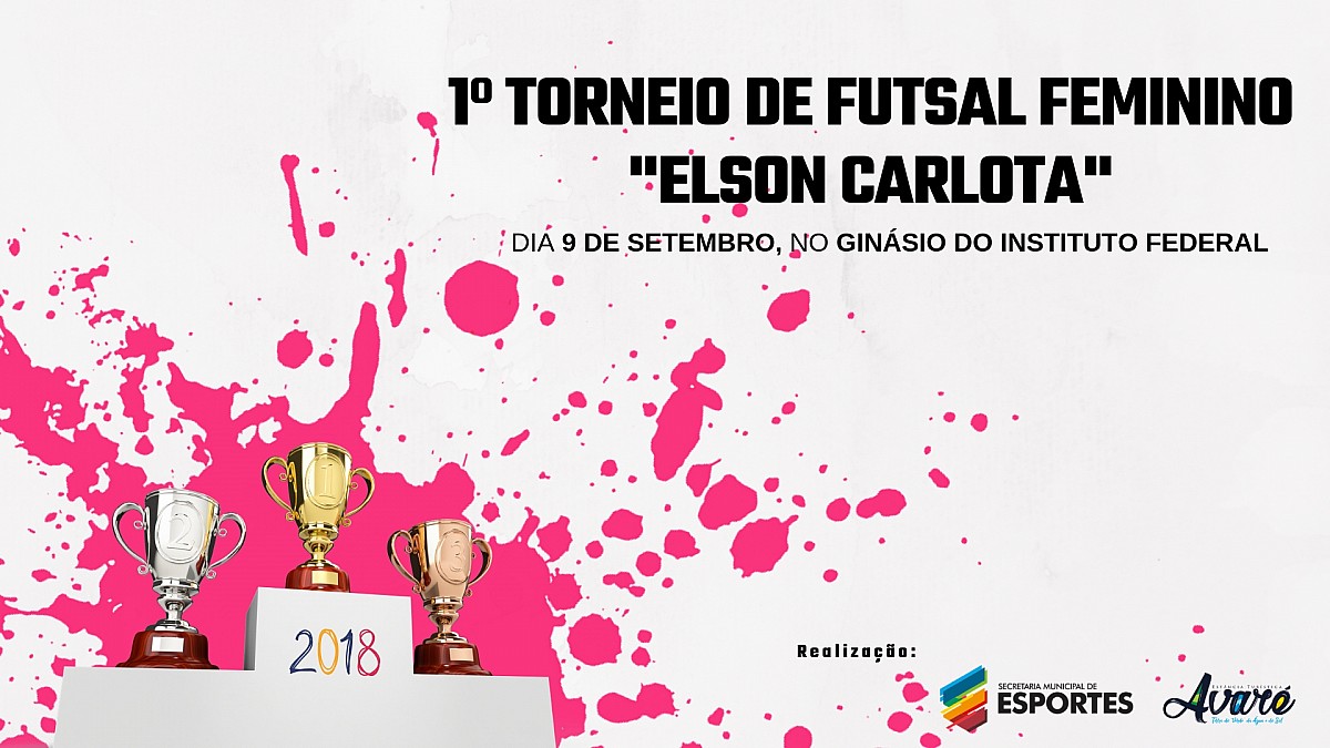 Começa neste domingo o 1° Torneio de Futsal Feminino
