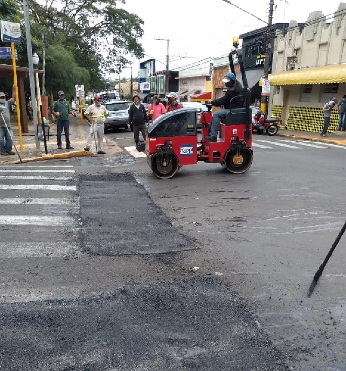 Ruas do centro recebem Operação-Tapa Buraco