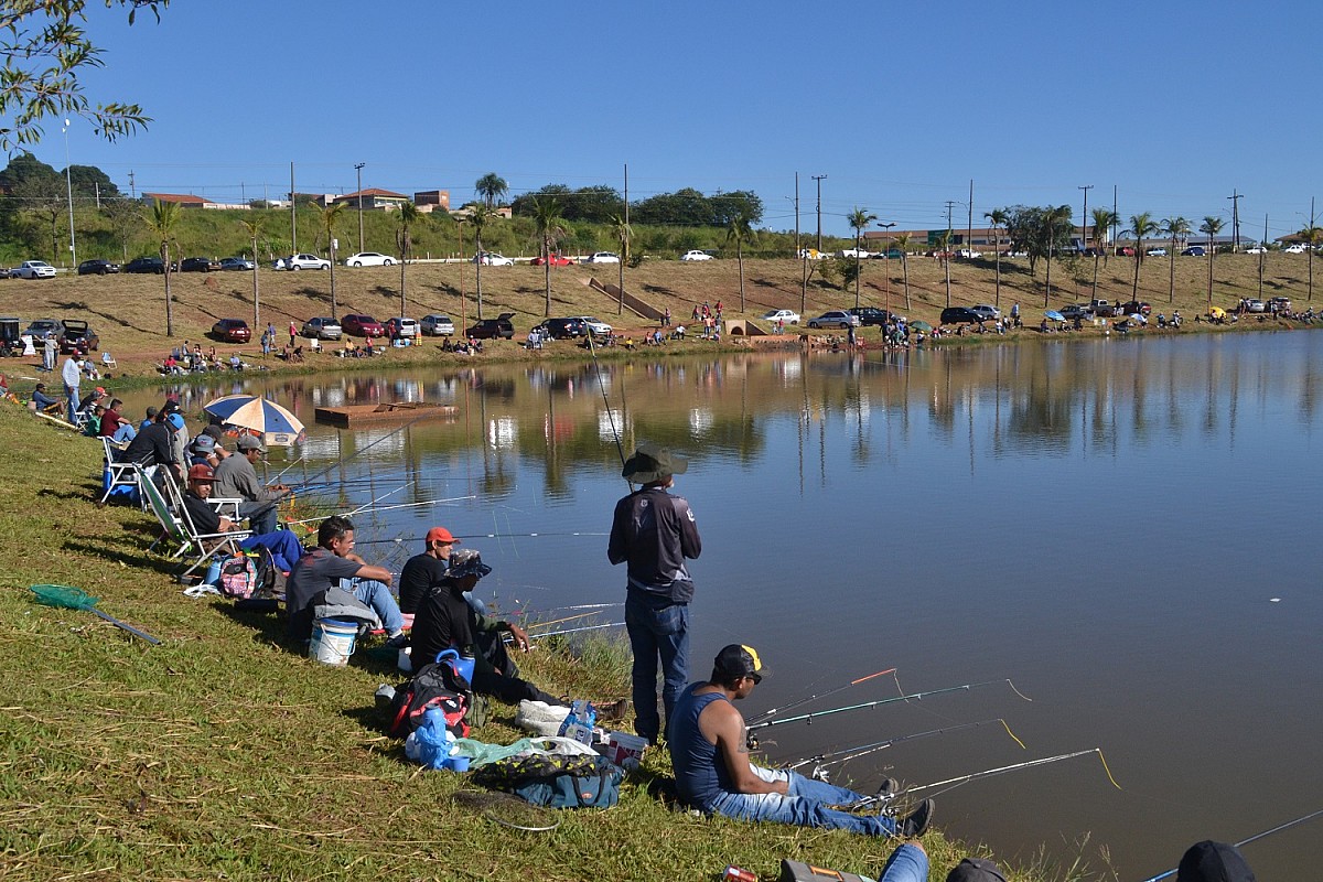 Lago Bertha Bannwart recebe evento de pesca no final de semana