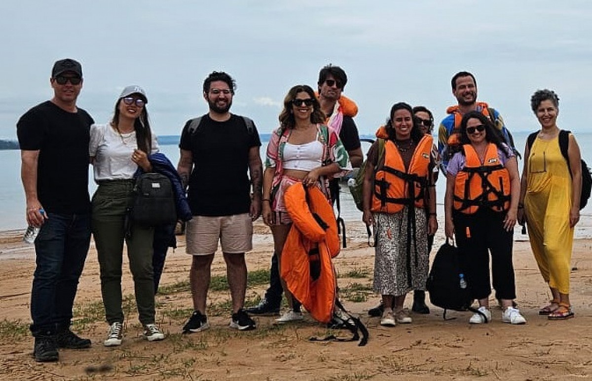 Projeto leva influenciadores para conhecer a represa de Avaré