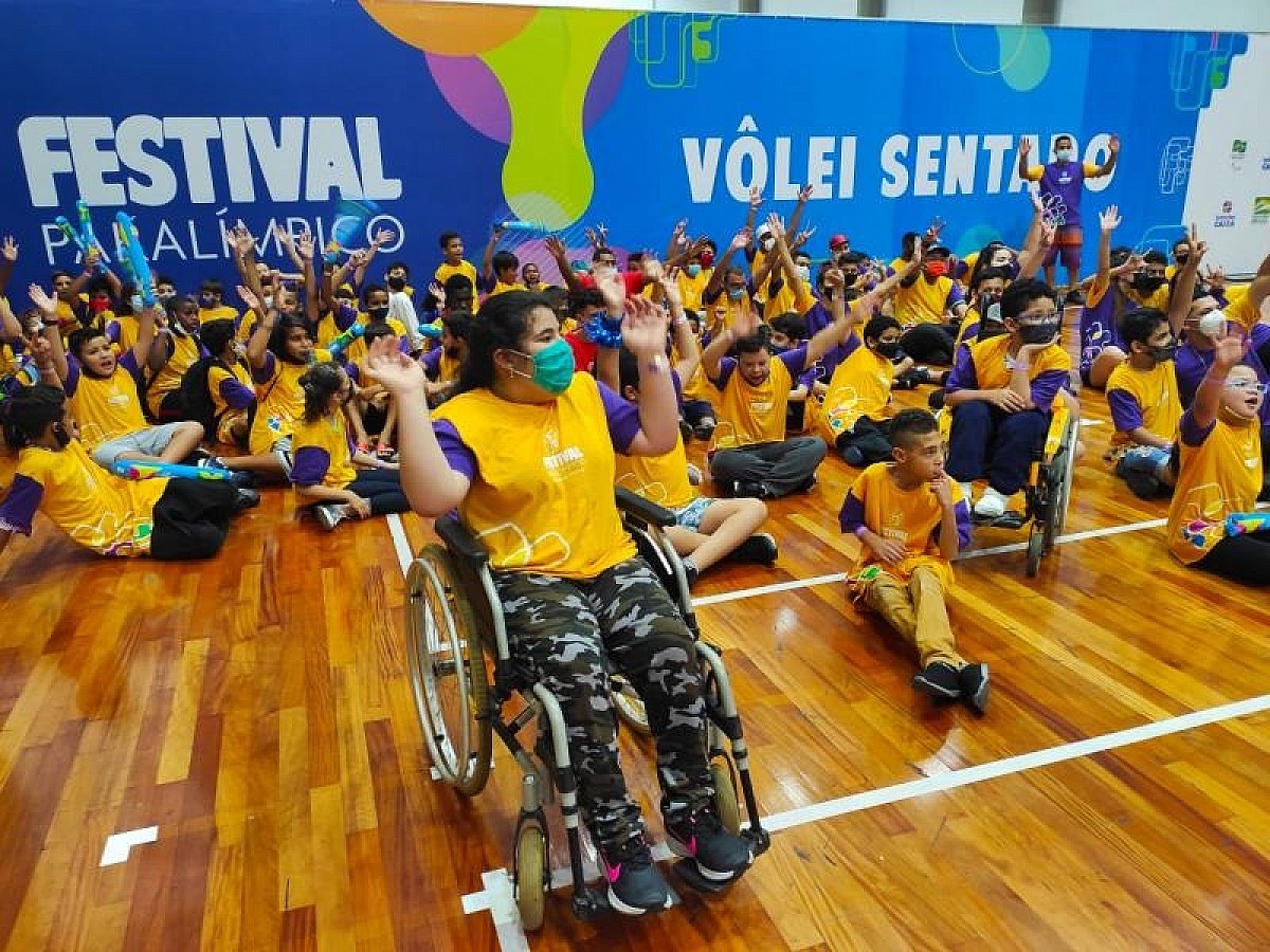 Crianças de Avaré participam do Festival Paralímpico em São Paulo
