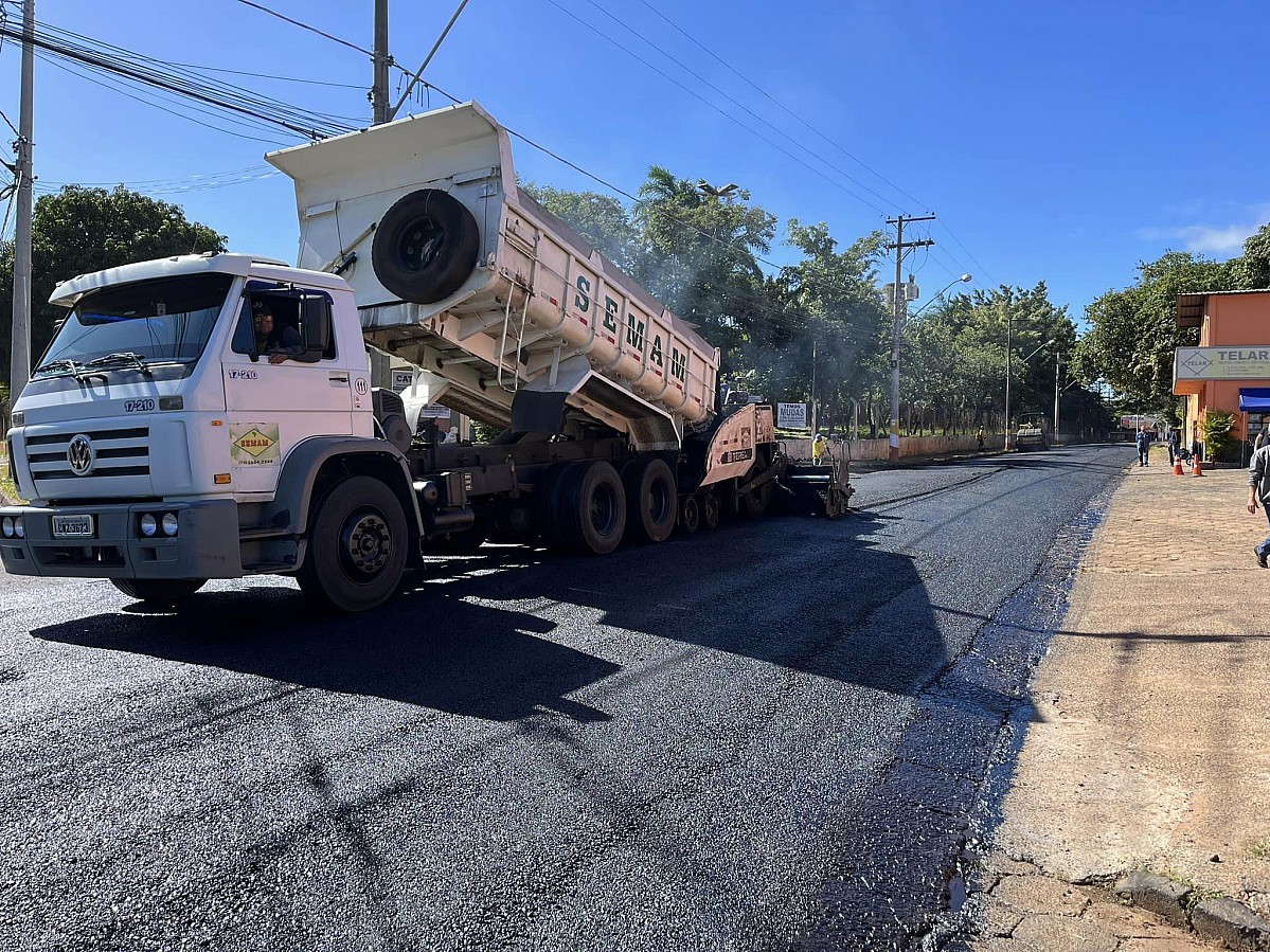 Prefeitura de Avaré conclui recapeamento da Avenida Anápolis e da Rua Santos Dumont