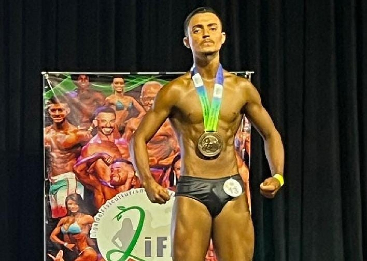 Atleta de 17 anos é o mais novo nome do fisiculturismo de Avaré