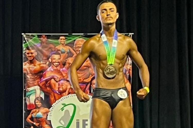 Atleta de 17 anos é o mais novo nome do fisiculturismo de Avaré