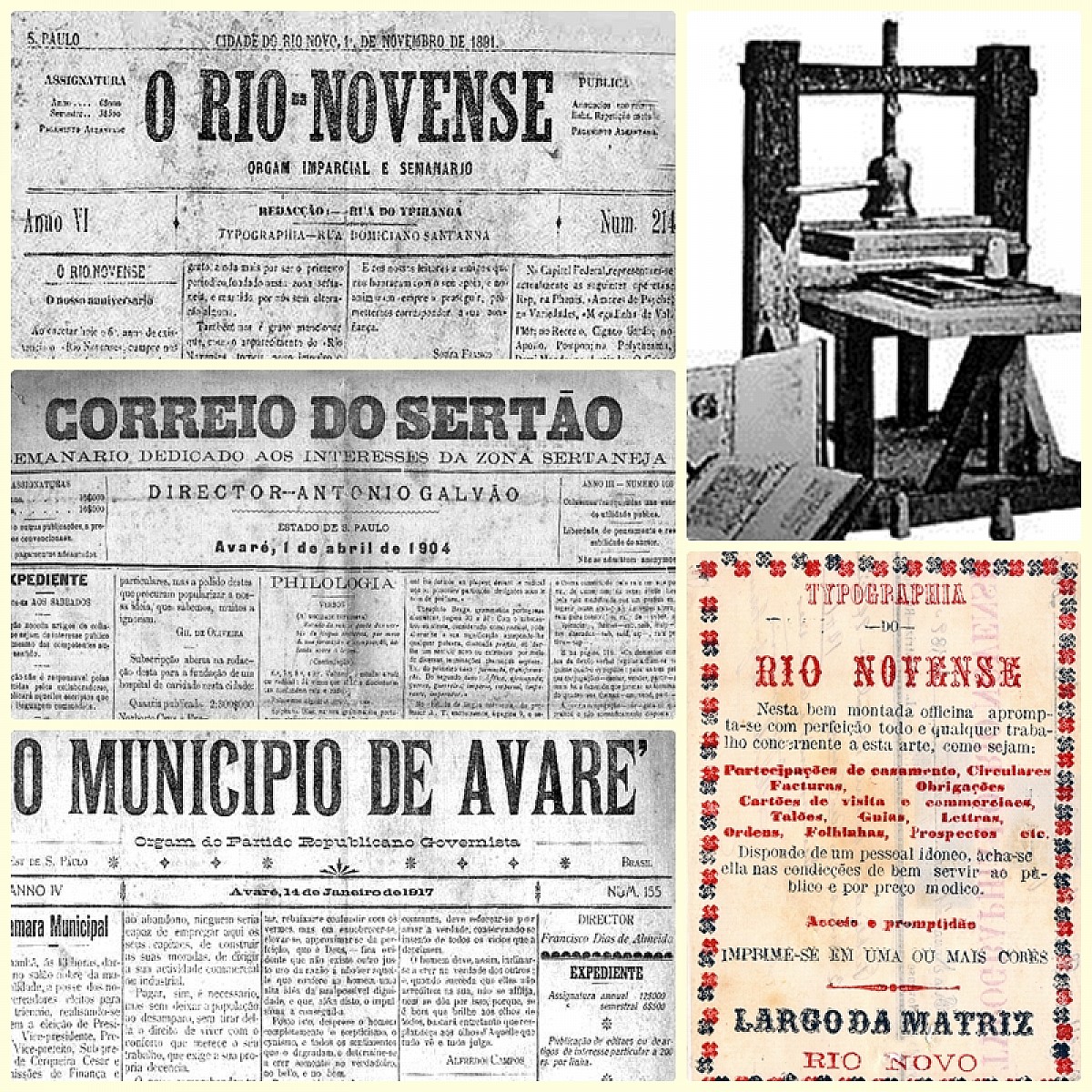 História da imprensa escrita de Avaré é contada em mostra