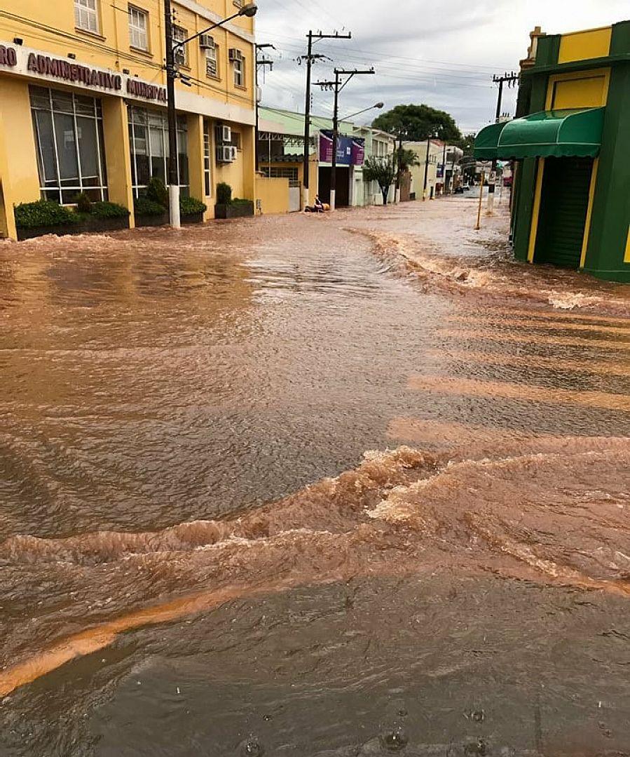 Danos provocados pela chuva