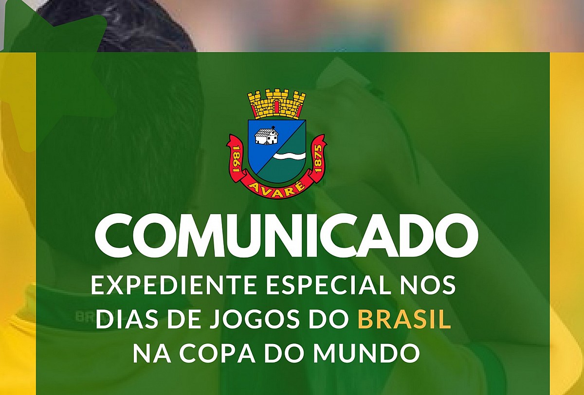 Expediente especial durante jogos do Brasil na Copa