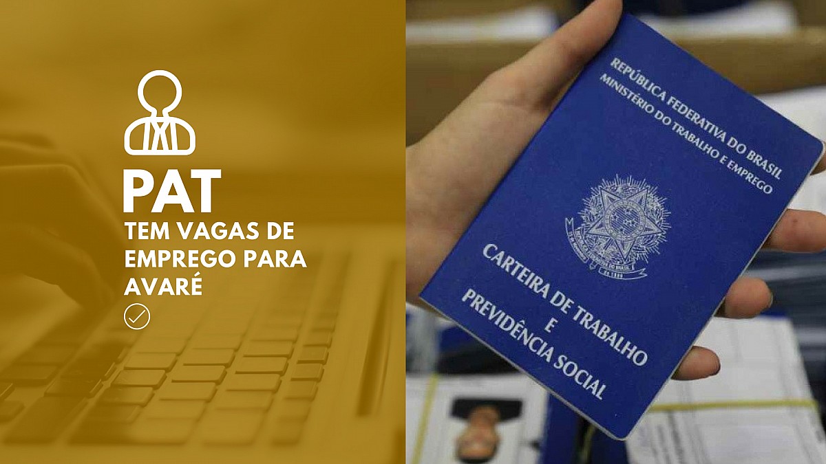 Oportunidade de contratação em Avaré