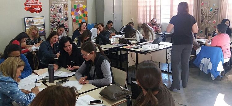 Professores participaram da primeira capacitação