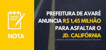 Prefeitura direciona R$1.450.000,00