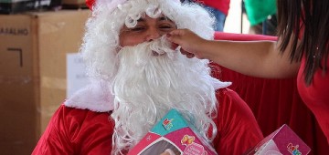 Final de semana tem chegada do Papai Noel e entrega de cestas de Natal