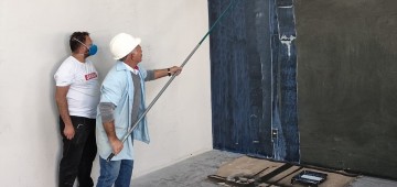 Curso de pintura do SENAI inicia parte prática no Centro Cultural