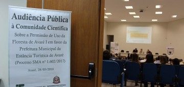 Audiência Pública debateu os aspectos do Horto Florestal