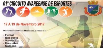 Secretaria realizará o 1º Circuito Avareense de Esportes