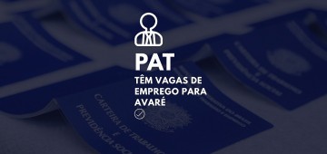 PAT: Oportunidades de Emprego