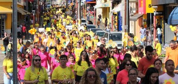 Caminhada da Campanha Faça Bonito reúne centenas de pessoas