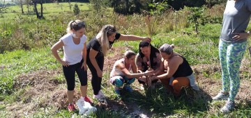 Alunos participam de palestras sobre uso do solo e erosão