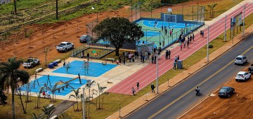 Com quadra e outros atrativos, Parque Linear é inaugurado em Avaré