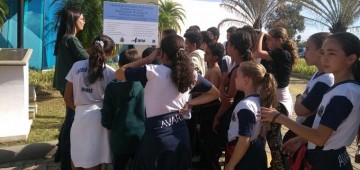 Alunos fazem visita a imóvel modelo de sustentabilidade